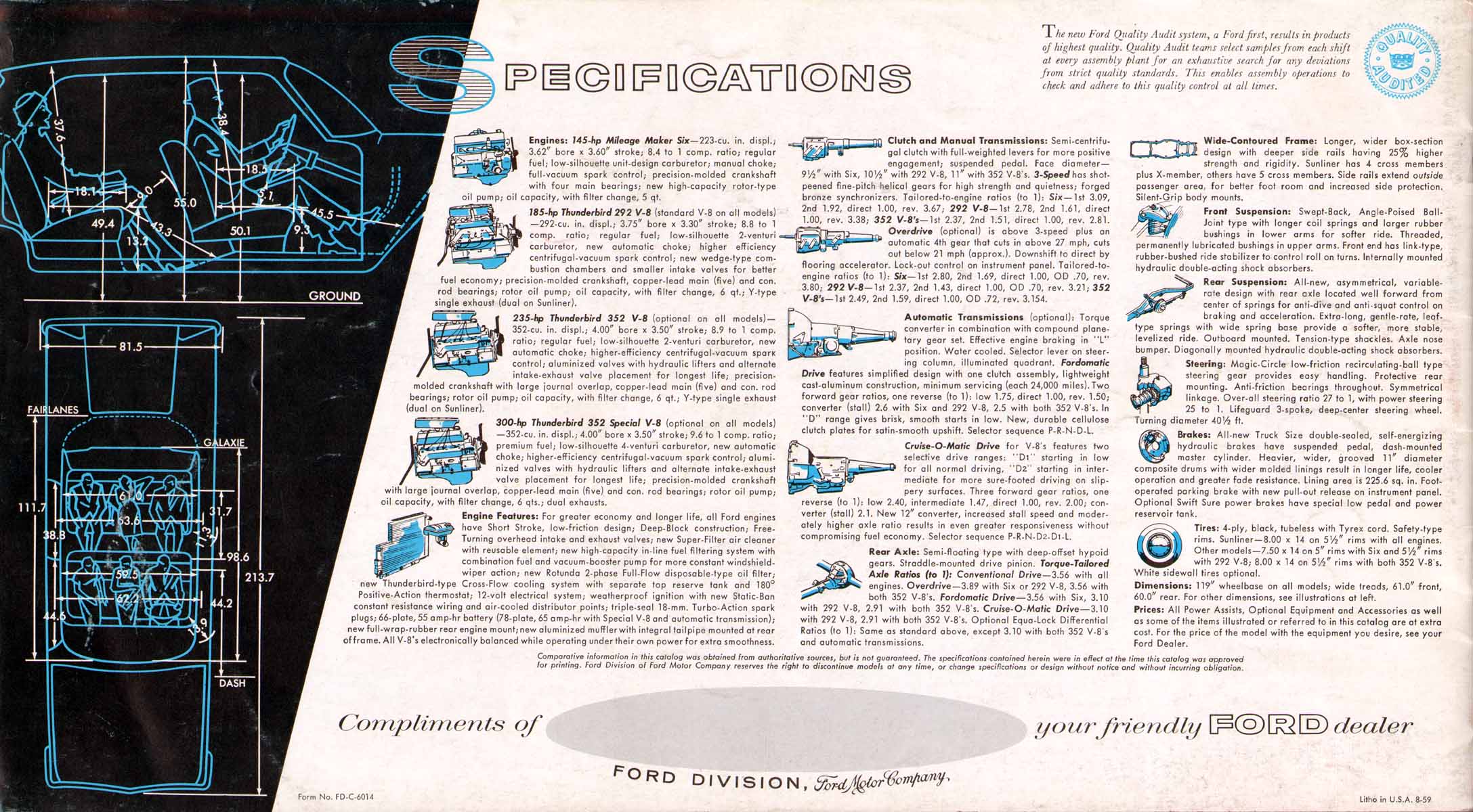1960 Ford Brochure Page 2